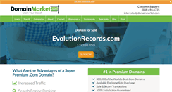 Desktop Screenshot of evolutionrecords.com
