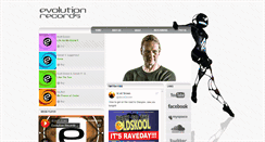 Desktop Screenshot of evolutionrecords.net